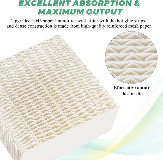 1043 Super Humidifier Wick Filters Replacement - Image 2