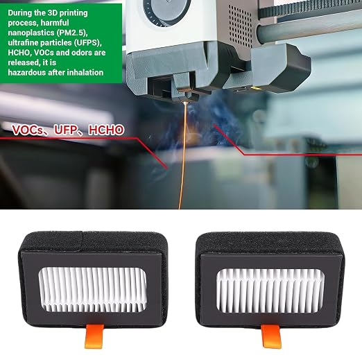 WALFRONT 2PCS Air Filter Activated Carbon Filter Cartridges Replacement - Image 5