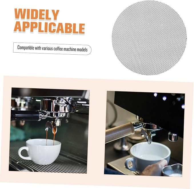 Veemoon Coffee Machine Accessories Portafilter Mesh Reusable Filters - Image 9