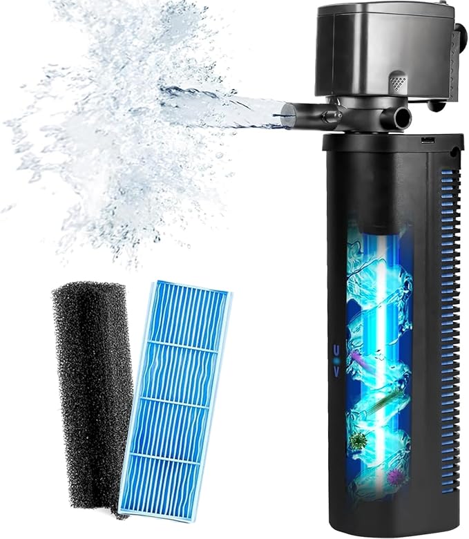 Aquarium U-V Filter Dual Spout 600GPH by TARARIUM
