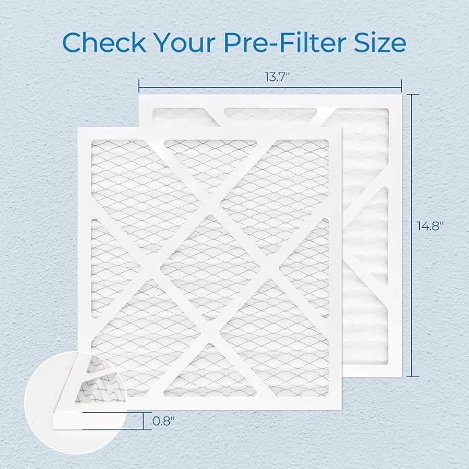 Vilaso 5 Pack MERV 10 Replacement Pre-Filter Compatible - Image 2