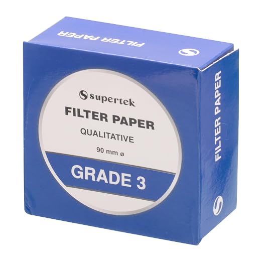 Filter Paper, Qualitative, Grade 3, 90 mm Pack of 100 Sheets - Image 4