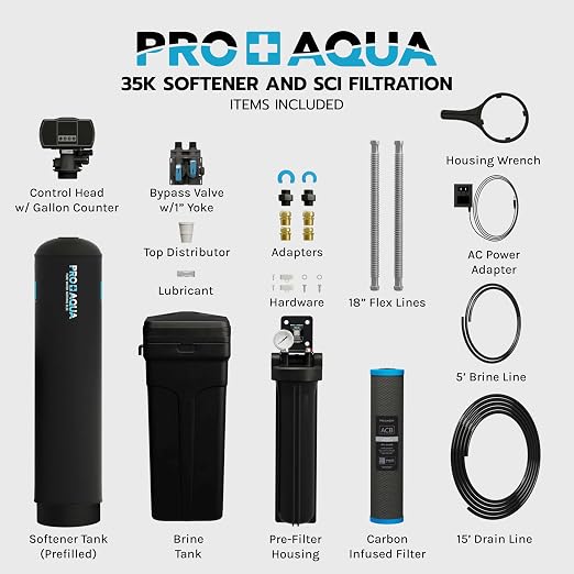 PRO+AQUA PRO-SCI-S35E Whole House Water Filter & Softener Bundle | 35, 000 - Image 2