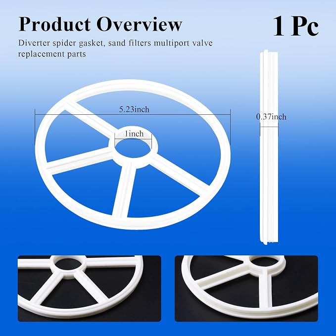 1 Pc Diverter Spider Gasket Compatible - Image 2