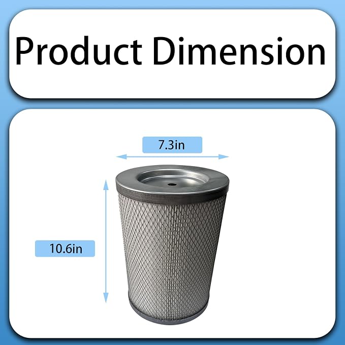 2 Pack VKHF001 Vacuum HEPA Cartridge Filter Assembly Compatible - Image 5