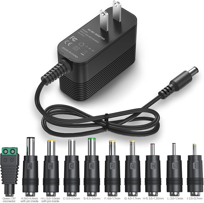 12V Power Supply AC Adapter 12 Volt Charger Universal Power Adapter by XHUCHINMAL