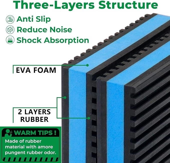 Forestchill Heavy Duty Anti Vibration Pads, Air Compressor, Washer and Dryer - Image 3