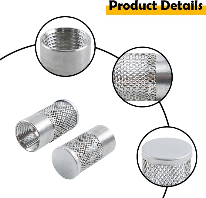 Dia Hose Inlet Suction Strainer Filter, Stainless Steel Water Pump Filter - Image 5