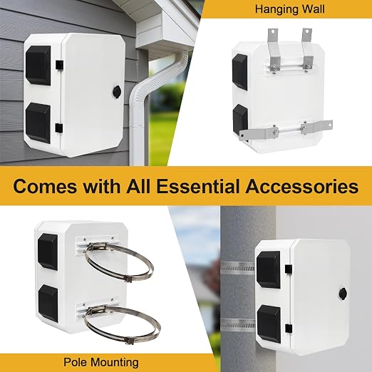 Outdoor Electrical Box with Key Lock, 12V Cooling Fan & Temperature Controller - Image 6