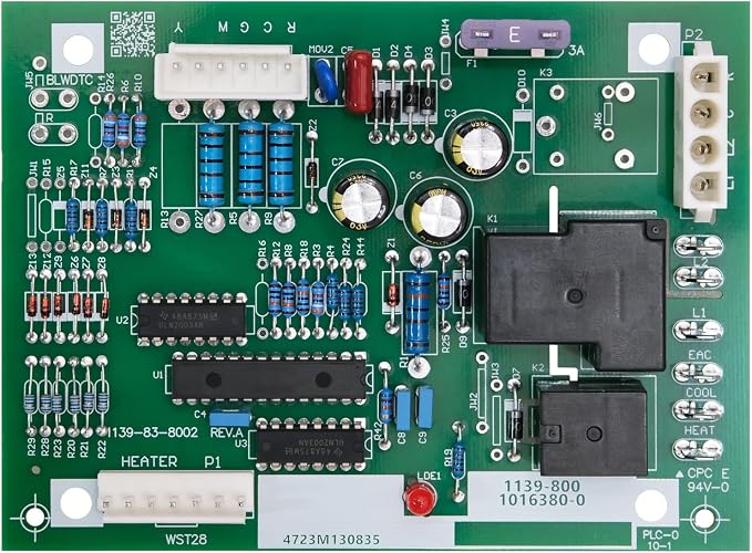 624735 Replacement for Nordyne Furance Control Board 1139-800, 624735-B and by kleeklea