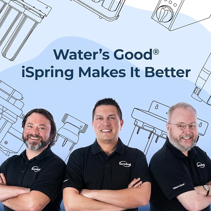 iSpring WGB21B-KS+AHPF12MNPT16X2 2-Stage Whole House Water Filtration System w/ - Image 7