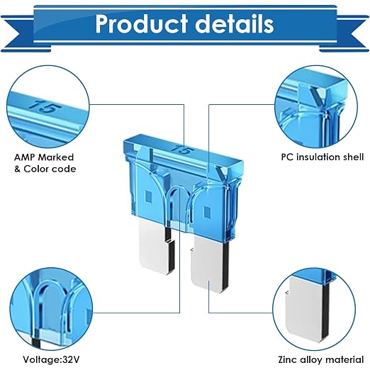 304Pcs Car Fuses Assortment Kit - Image 4