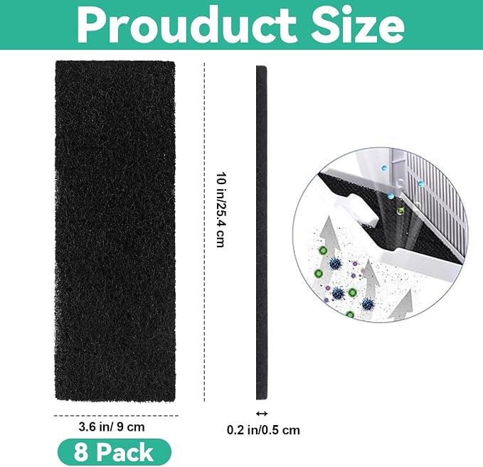 Lubise 8Pcs Carbon Filters Compatible - Image 2