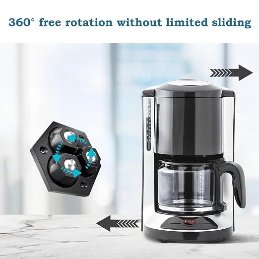 8 Pack Countertop Appliance Sliders, Self Adhesive Kitchen Appliance Rollers - Image 2