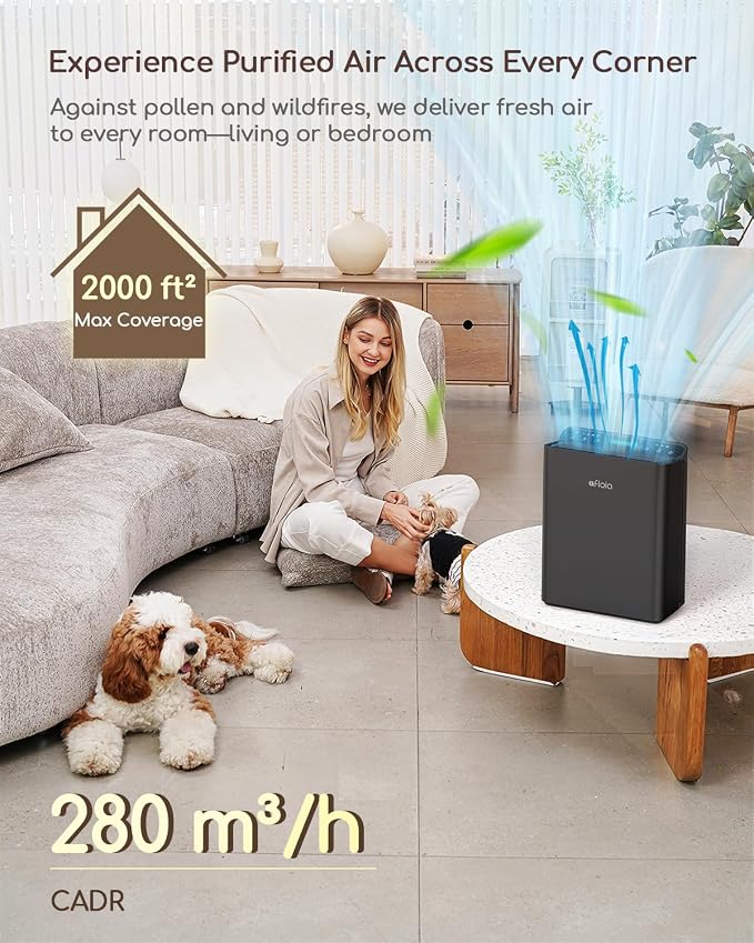 Afloia Air Purifier for Home Large Room Bedroom Up to 2000Ft² - Image 2