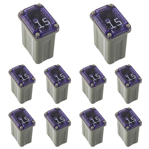 15A 15AMP 32V Slow Blow FMM MCASE Type Fuses 608815 Micro Female Cartridge by Unknown