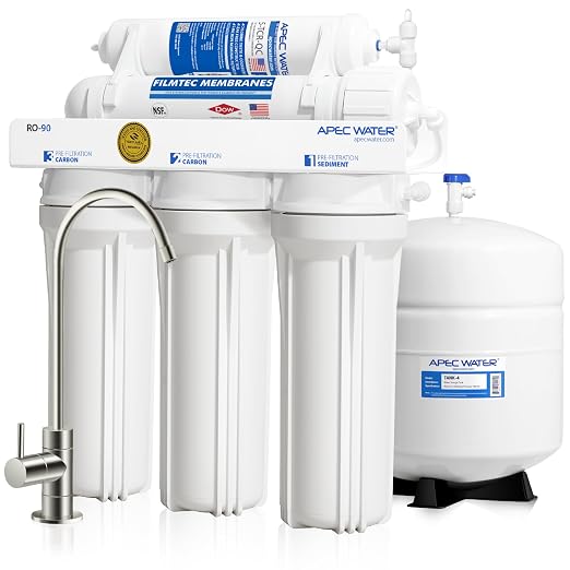 APEC Water Systems RO-90 Ultimate Series Top Tier Supreme Certified High Output by APECWaterSystems