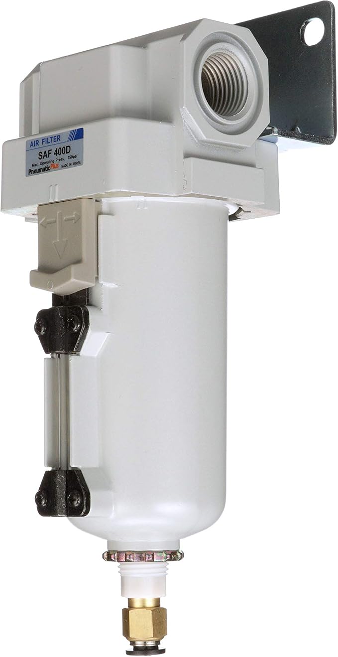PneumaticPlus SAF400-N04BD-MEP Compressed Air Filter 1/2" NPT, 10 Micron Element - Image 3