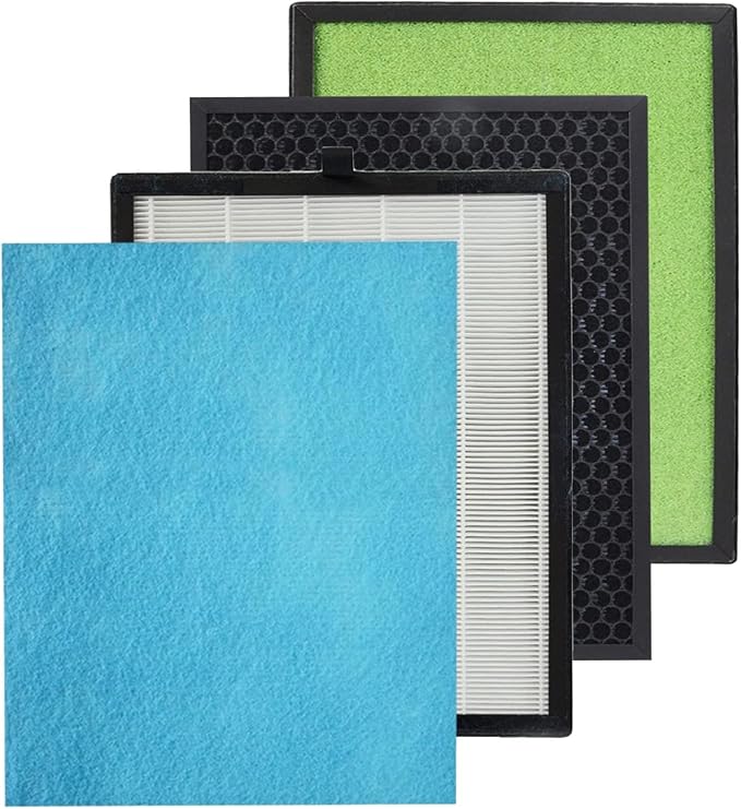 KVV H13 True HEPA Air Filter, 4-Stage Air Purifier Filter by KVV