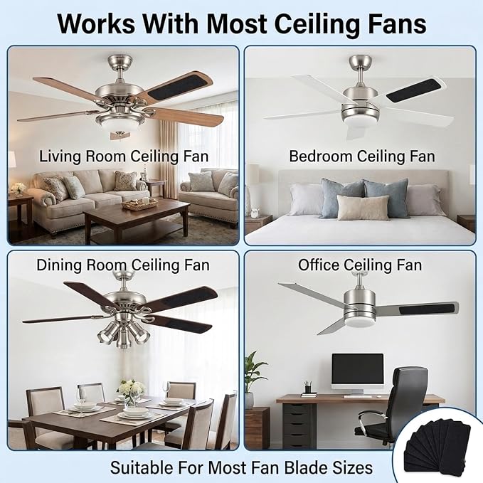 30 Pack Ceiling Fan Filters for Blades - Image 3