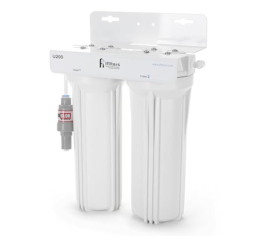 U200 Premium Drinking Water Filtration System 2 Stage w/Designer Faucet & - Image 2