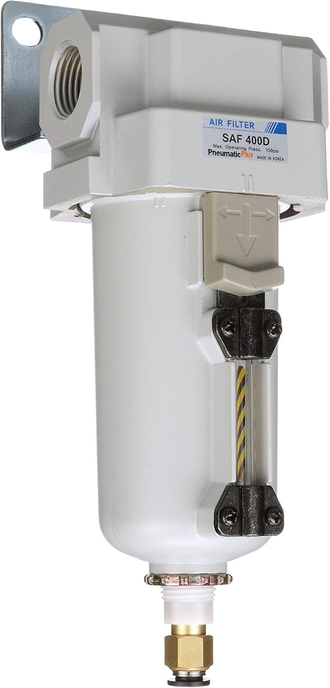 PneumaticPlus SAFD400-N04BD-MEP Compressed Air Coalescing Filter, 0.01 Micron by PneumaticPlus