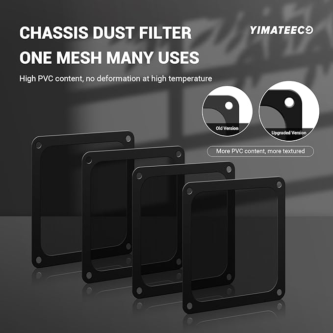 Dust Filter PC 120mm for Computer Cooler/PSU/Routers Nylon 80 Mesh, Magnetic - Image 3