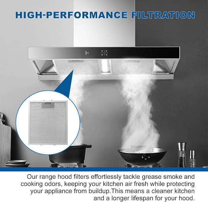 Range Hood Filter Replacement 12" x 10.5"W10169961A - Image 4