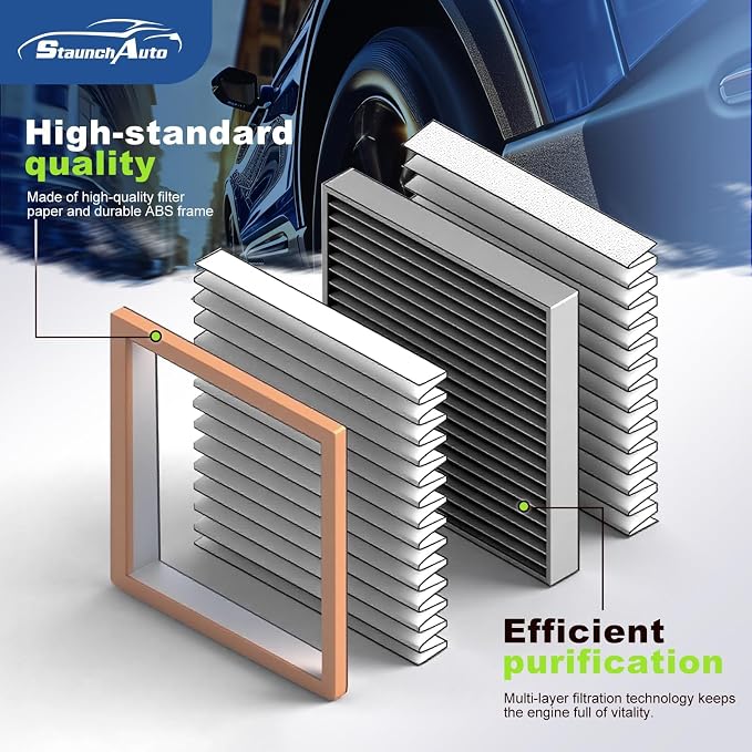 Engine & Cabin Air Filter for 2021 2022 2023 2024 2025 2026 Nissan Rogue Air - Image 3
