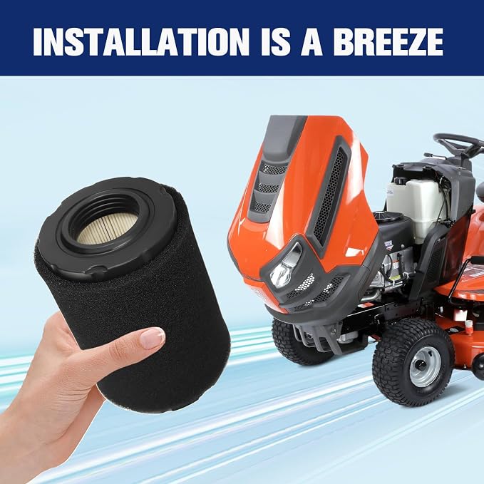 Air Filter Maintenance Kit for Husqvarna YTA18542 YTA22V46 YTA24V48 YTH18542 - Image 8