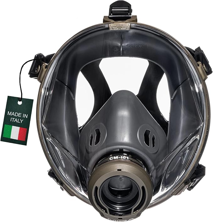 MIRA Safety CM-I01 Full-Face Industrial-Grade Gas Mask by MIRASafety
