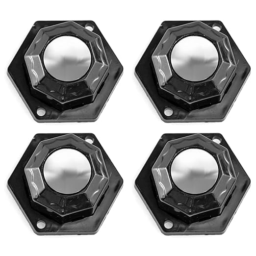4 Ball Bearing Rollers, 360º Swivel Universal Ball Casters, 200 by Unknown