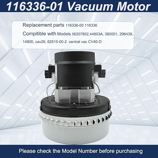 116336-0 116336-00 Vacuum Motor, Electric Vacuums Pump Blower Motor - Image 3