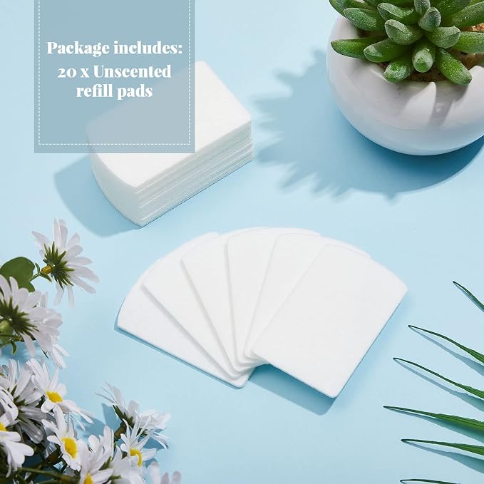 Maitys 20 Pack Aroma Pads Aromatherapy Diffuser Unscented Refill Pads - Image 3