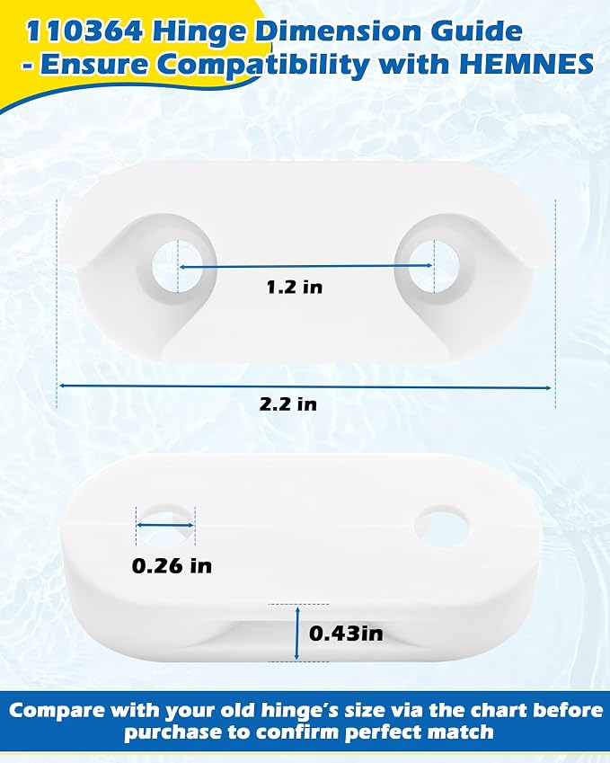 IWIWE 110364 Shoe Cabinet Hinge – Replacement Part Compatible - Image 2