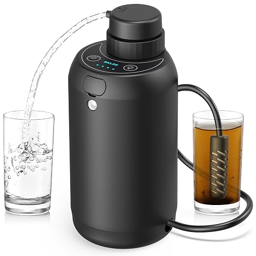 Water Filter Camping – Electric Portable Water Purifier Survival, 0.01 Micron by DesignforOutdoorWaterFilte
