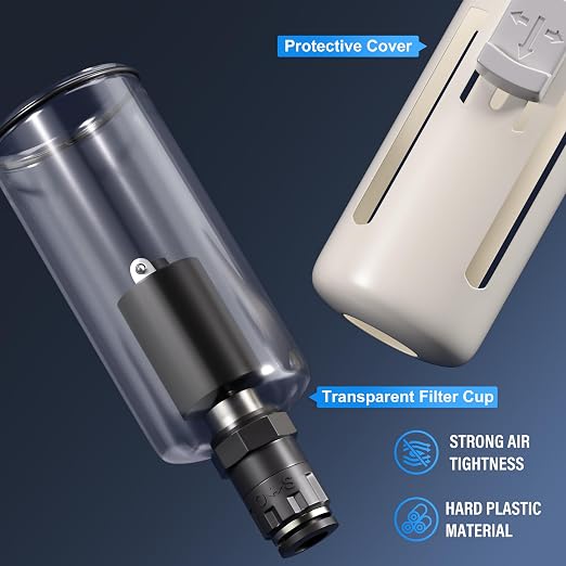 TAILONZ PNEUMATIC 1/2 Inch NPT Automatic Drain Air Filter Pressure Regulator - Image 6
