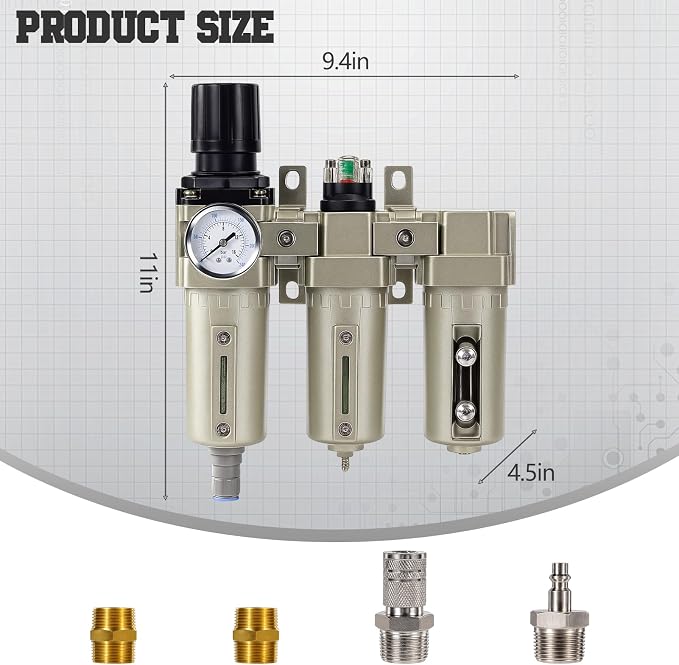 Upgraded 1/2" NPT Industrial Air Dryer - Image 2