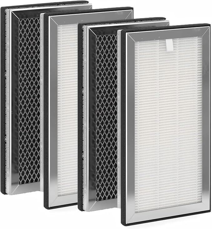 2/4 Pack True HEPA H13 And Activated Carbon 15 Replacement Filter，Compatible by Unknown