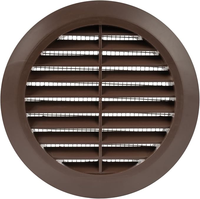 Brown 4" Inch Round Ventilation Grille by Unknown