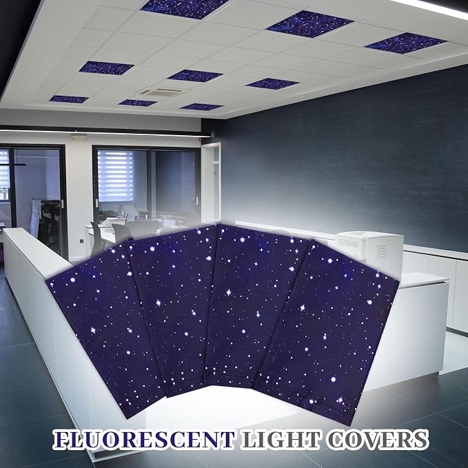 Baquler 2 Pcs 2 x 2 ft Fluorescent Light Covers - Image 6