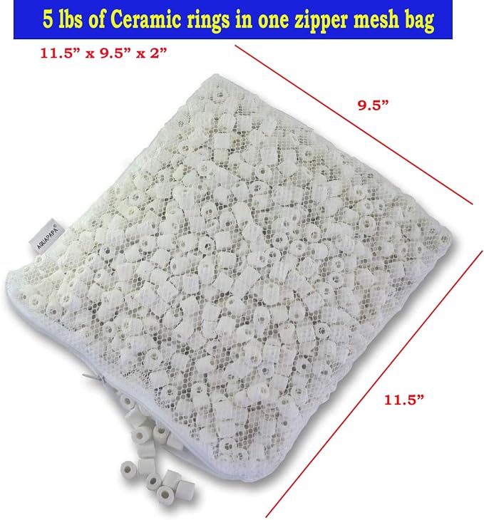 AQUACITY Premier Bulk Bio Ceramic Rings Filter Media - Image 3