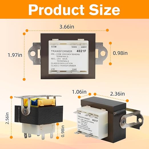 240V to 24V Transformer 0130M00138S, Compatible - Image 5