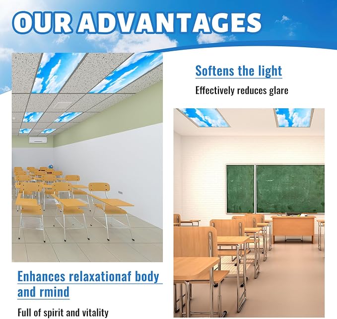 Patelai 8 Pack Fluorescent Light Covers - Image 5