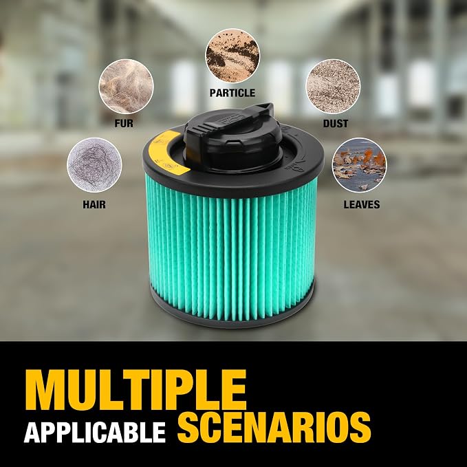 DEWALT HEPA Vacuum Filter Replacement DXVC4003, Fit - Image 5