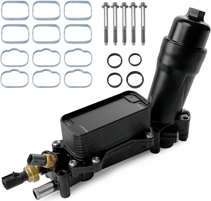 Upgrade Aluminum Engine Oil Cooler Oil Filter Housing by Unknown