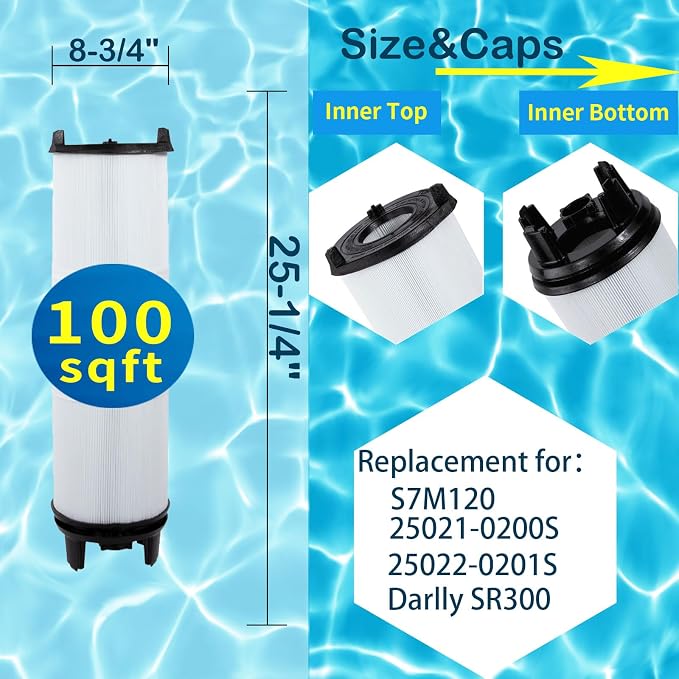 S7M120 System 3 Inner Pool Filter Compatible - Image 2