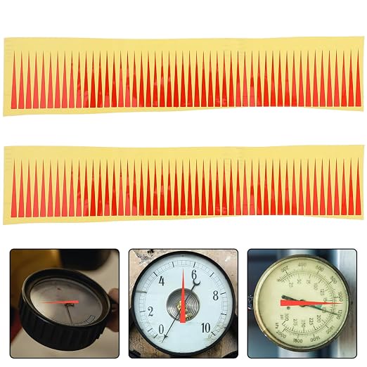 GLEAVI Reflective Waterproof Pressure Gauge Indicator Stickers 100-Pack - Image 8
