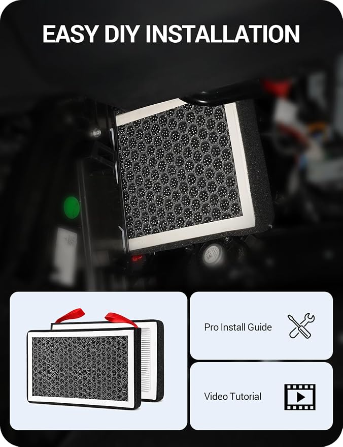 BASENOR 2026 Tesla Model Y/3 HEPA Air Filter, Cabin Air Filter - Image 9
