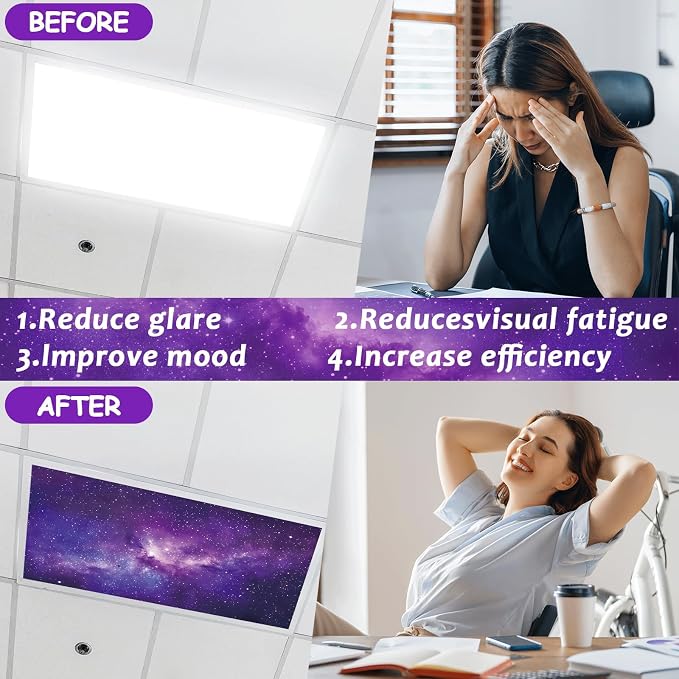 8 Pcs Fluorescent Light Covers - Image 3
